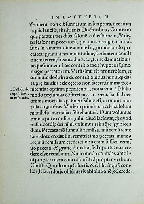 Martin Luther Exhibit 1520 - Exsurge Domine